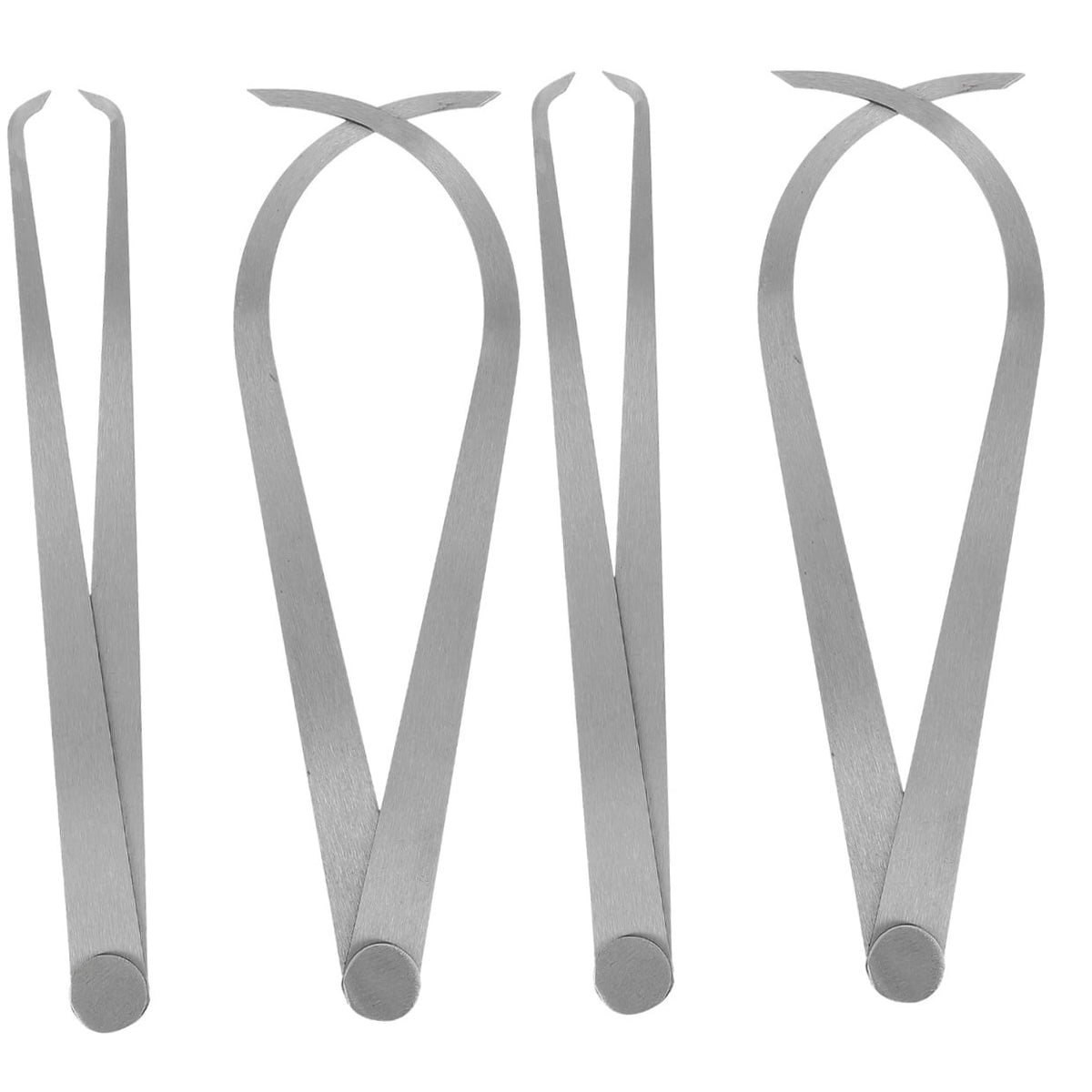 RENACLIPY Coophya 4-Piece Steel Carving Caliper Set for Sculpture, Pottery, Woodworking, and Accurate Measurements
