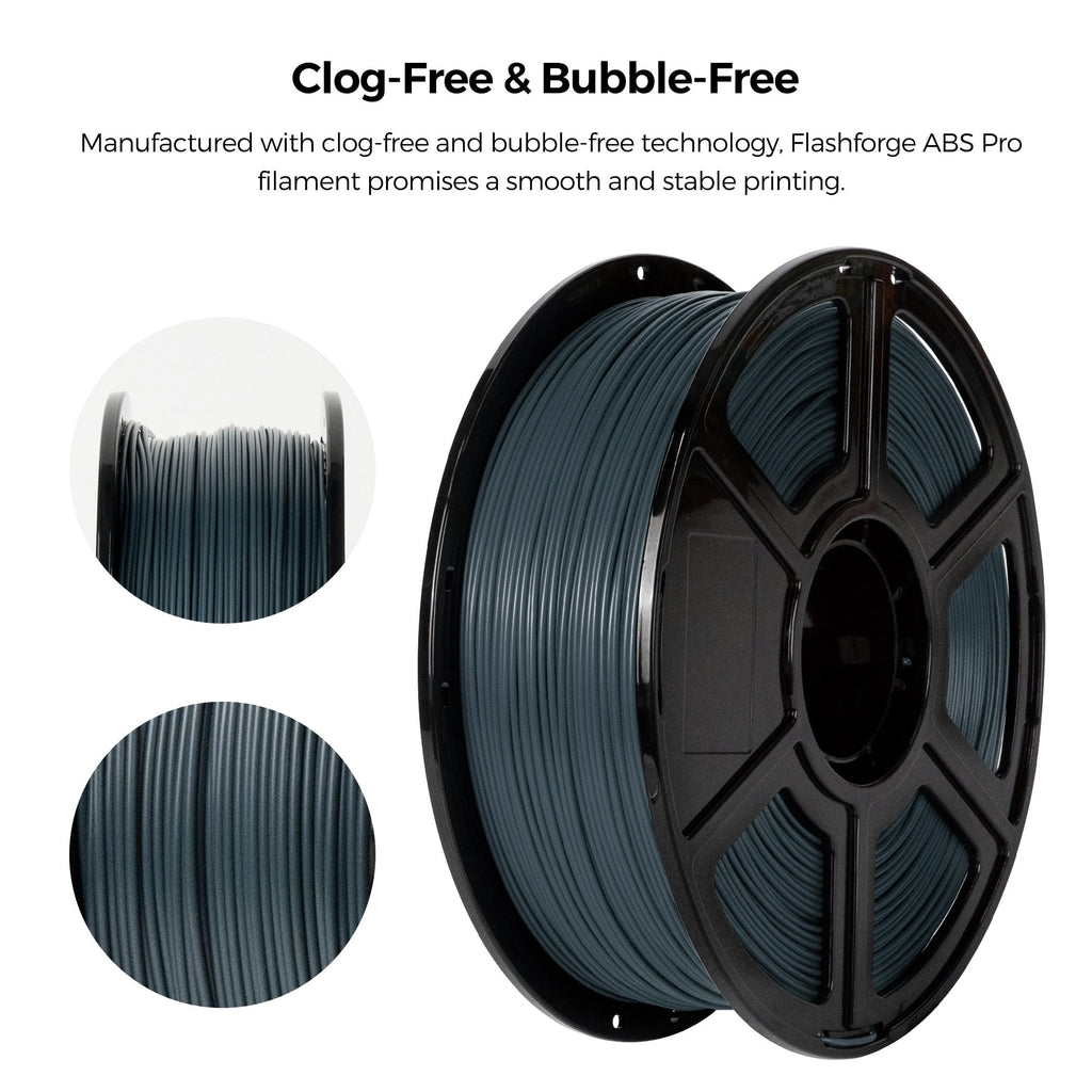 Flashforge ABS Pro Filament 1.75mm, 1KG/2.2lbs ABS Pro 3D Printer Filament, Green
