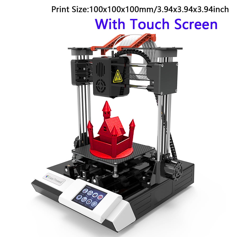 Open Box EasyThreed K6 3D Printer for Kids and Beginners, Desktop FDM 3D Printer with 2.4'' Touchscreen Control, 10m PLA Filament, Quick Assembly, Print Size 3.94x3.94x3.94in