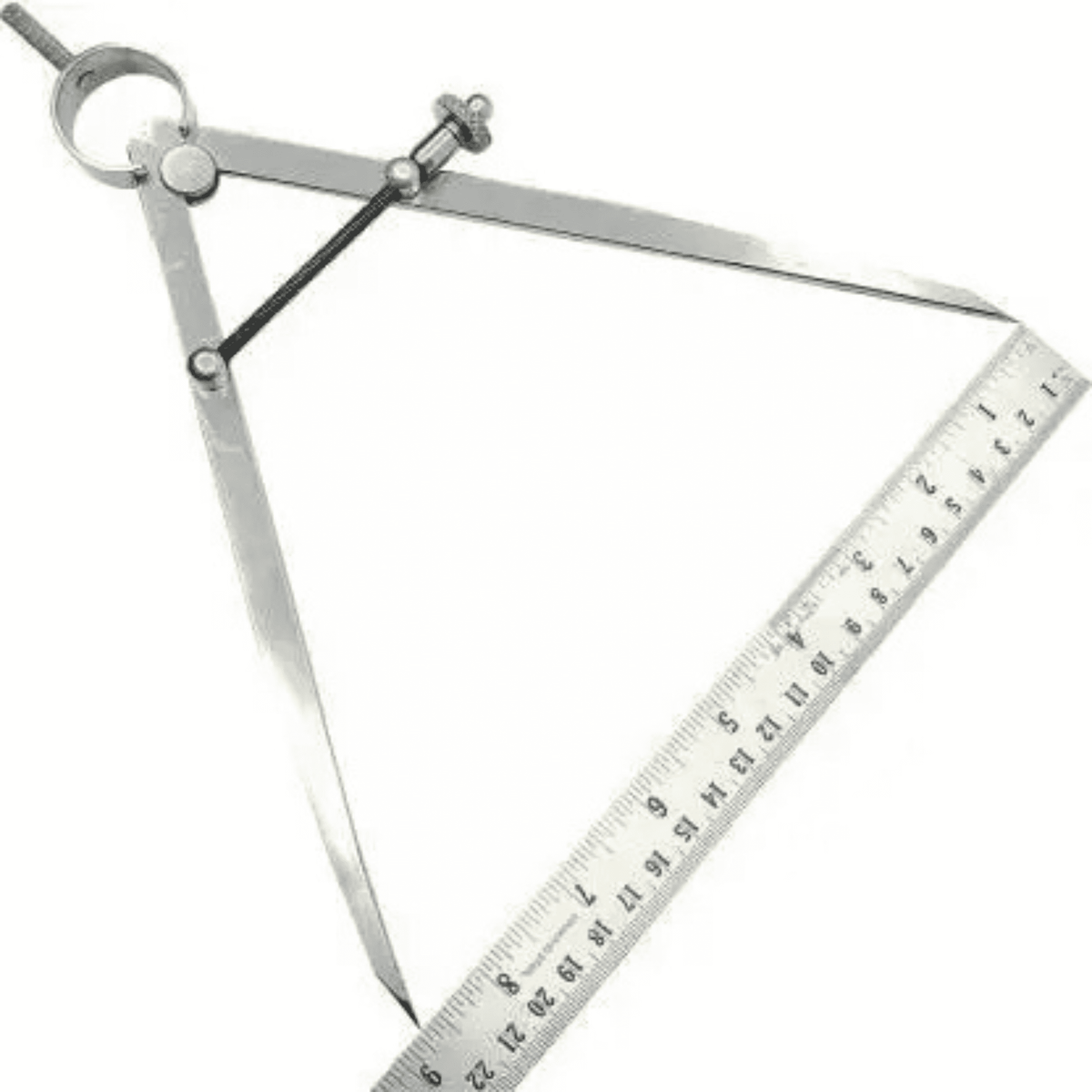 Adjustable Steel Spring Divider Caliper Tool for Precision Measuring, Marking, Scribing, Engineering, Workshop and Machining Use