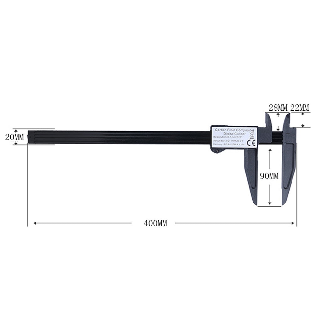 300mm Electronic Digital Caliper 12 Inch Vernier Caliper Gauge Micrometer Measuring Tool Digital Ruler Replacement