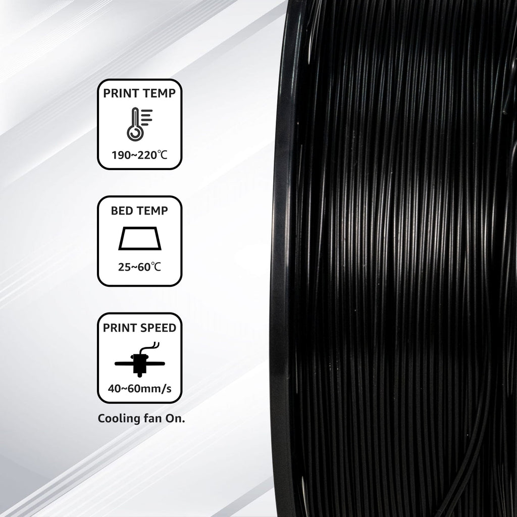 Flashforge PLA Filament 1.75mm, 1KG/2.2lbs PLA 3D Printer Filament, Burnt Titanium
