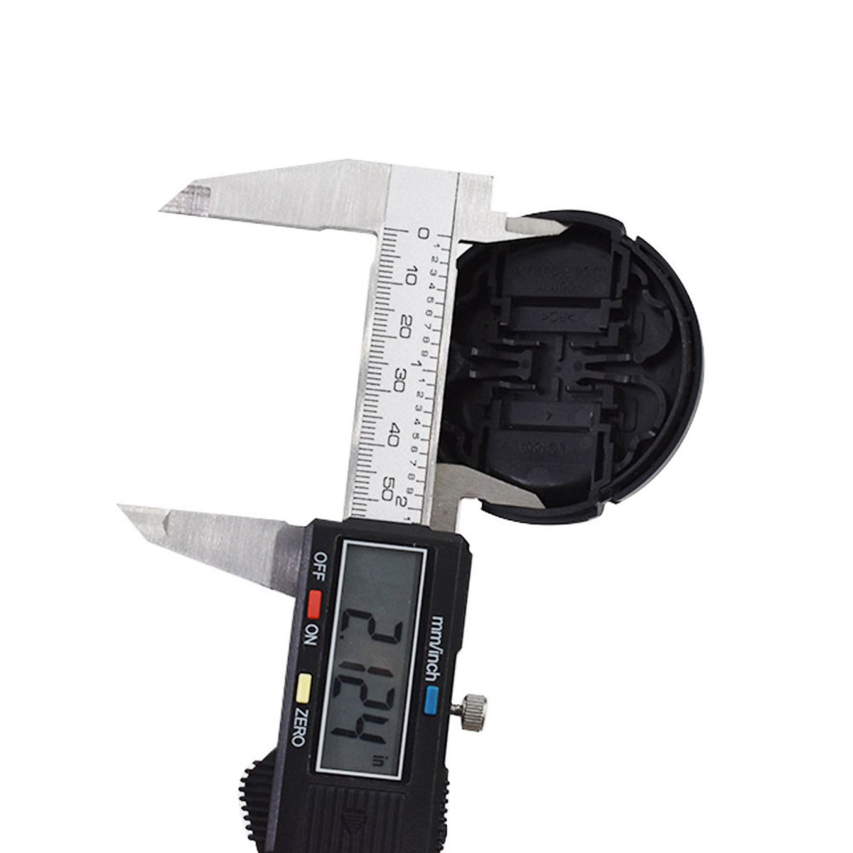 0-6 inch LCD Electronic Digital Vernier Caliper Stainless Steel Fraction inch Millimeter Conversion Micrometer Gauge for Length Width Depth Inner Diameter Outer Diameter