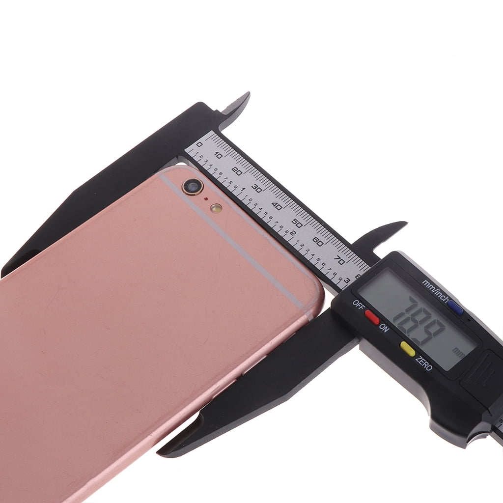 Apooke 0-8 Inch/200mm Electronic Digital Vernier Micrometer Caliper Inch/Millimeter/Fractions Large LCD Screen Measuring Tool