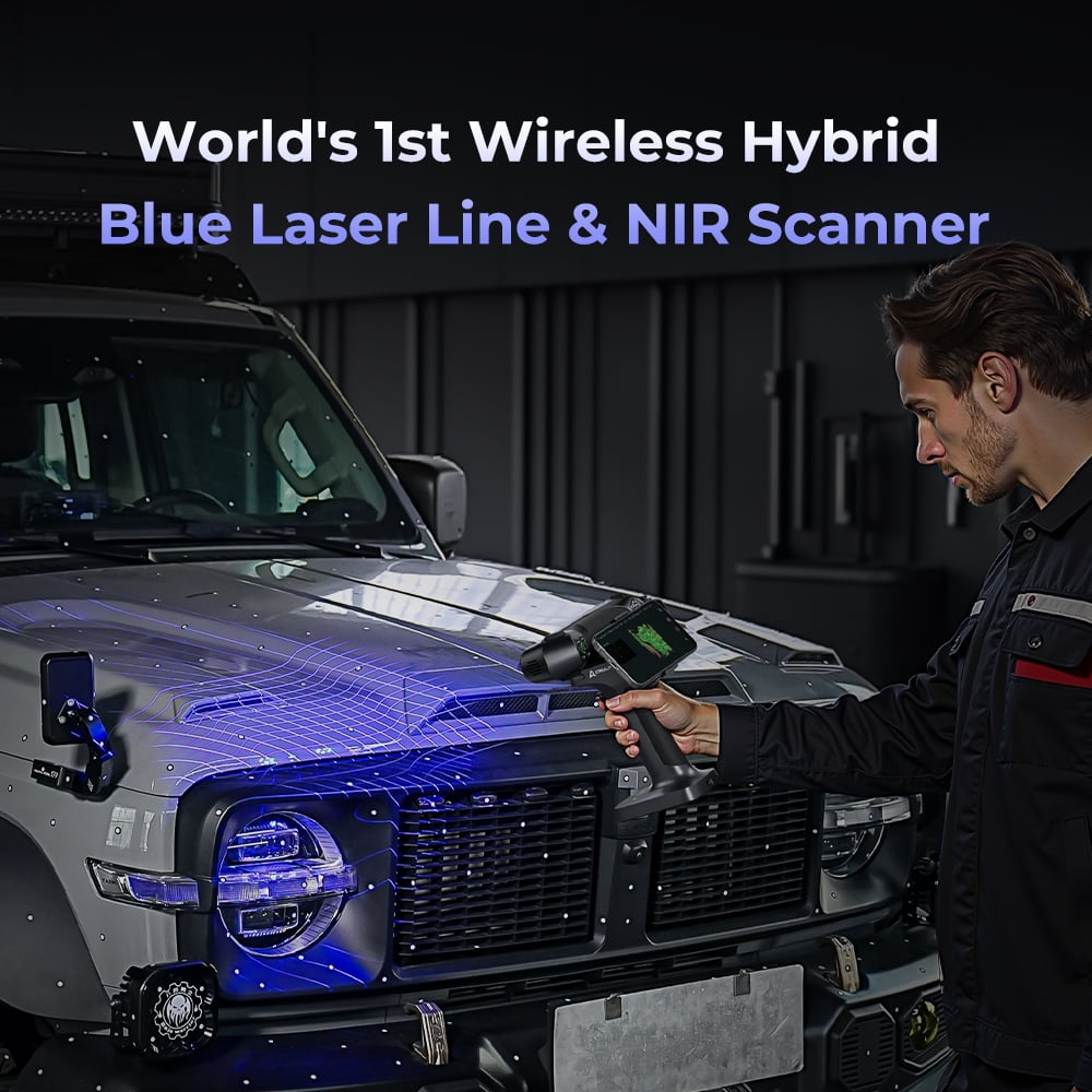 Creality Raptor X Wireless 3D Scanner Portable 1,020,000 points/s Fast Scan Speed with 24-bit Full-Color Scanning