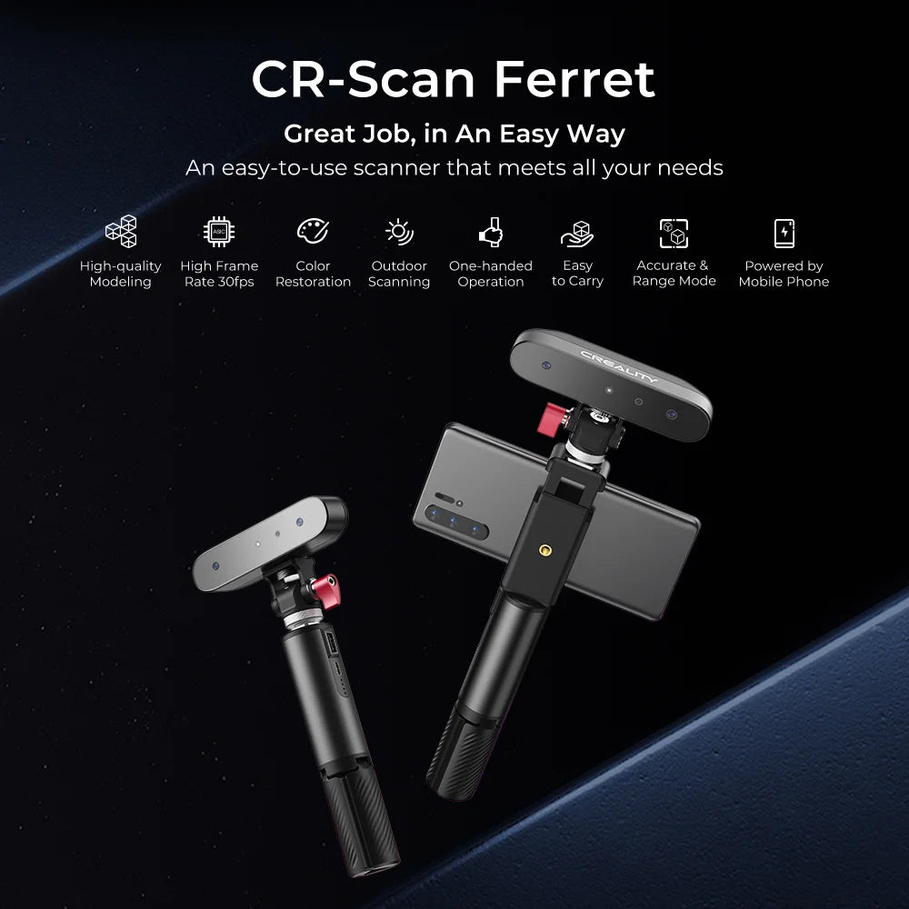Creality Store 3D Scanner with High-Accuracy & Wide-Range Scanning