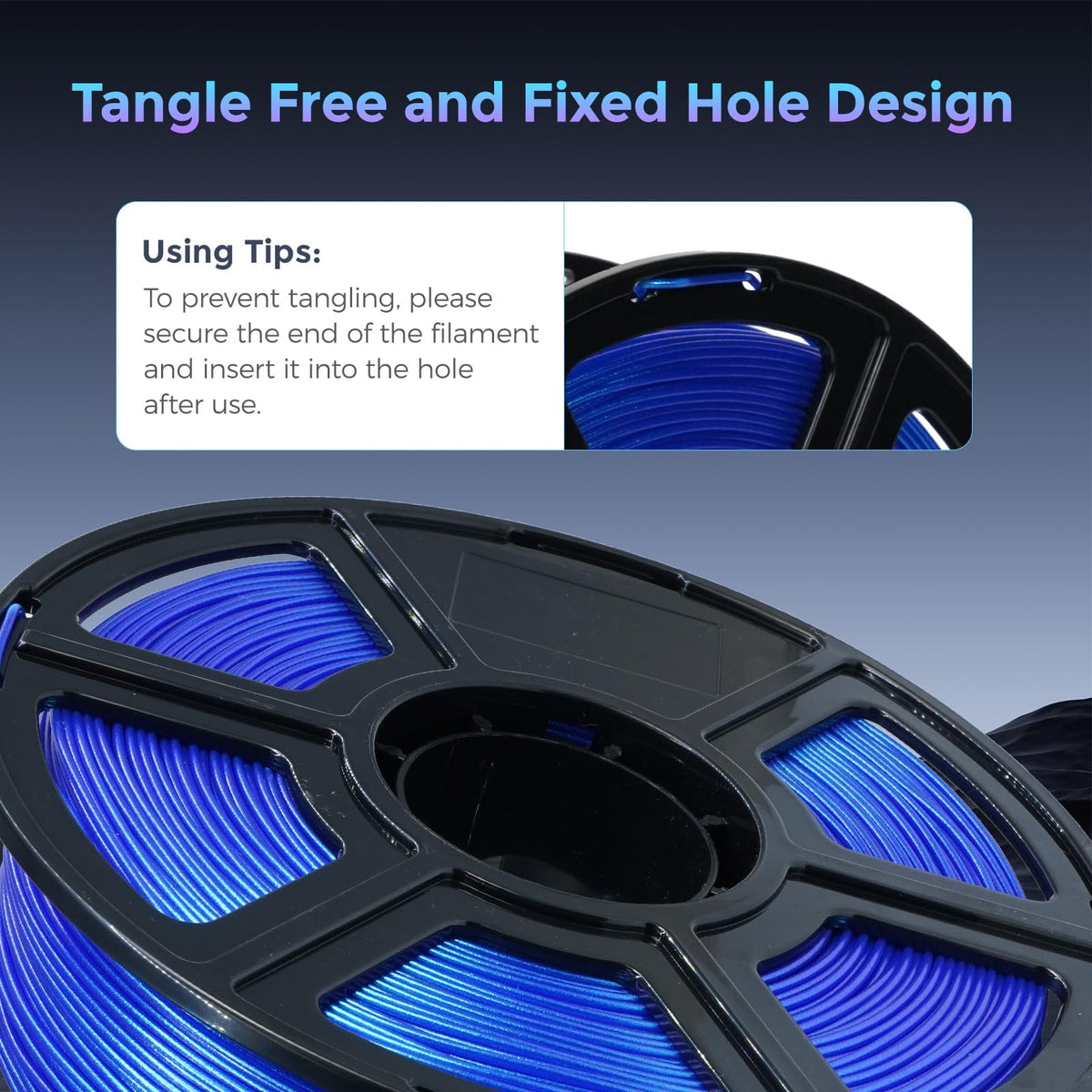 Flashforge PLA Filament 1.75mm, 1KG/2.2lbs PLA 3D Printer Filament, Burnt Titanium