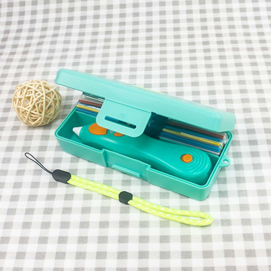 3D Printer Storage Box for 3Doodler Start+Essentials 3D Printing Pen Organizer Case with Wrist Strap