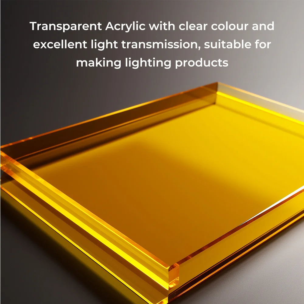 10PCS Laser Module Opaquet Glossy Colorful Acrylic Sheets,8x8x1/8"