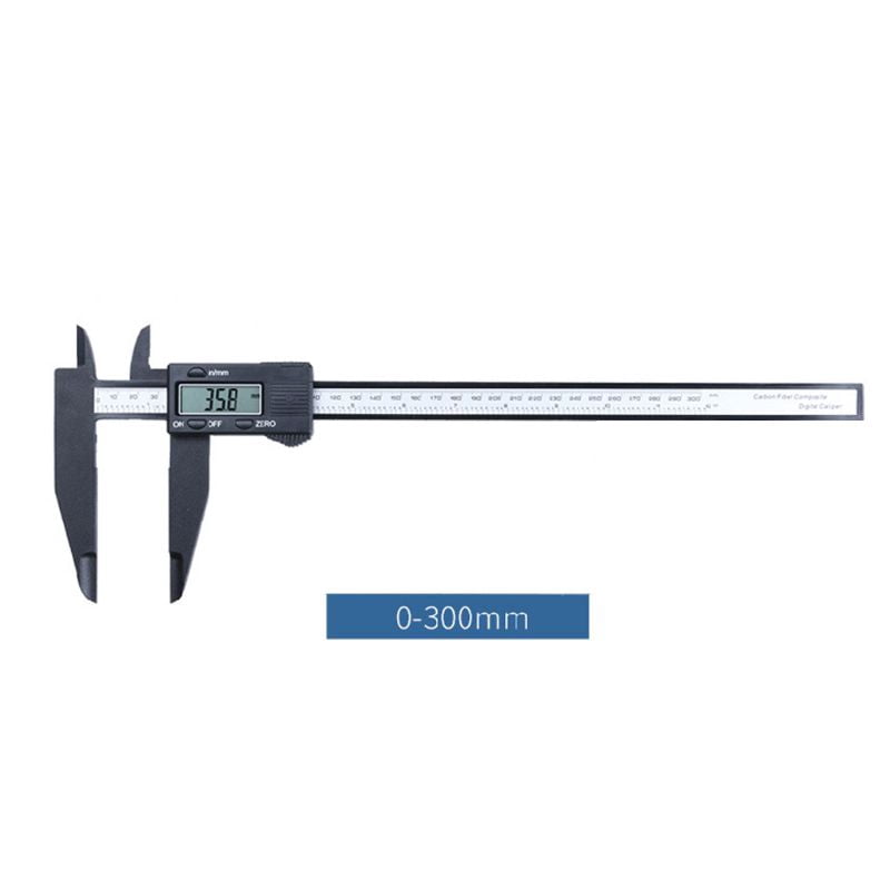 Zecic 12inch 300mm Digital Vernier Calipers 300mm Electronic Micrometer Ruler Depth