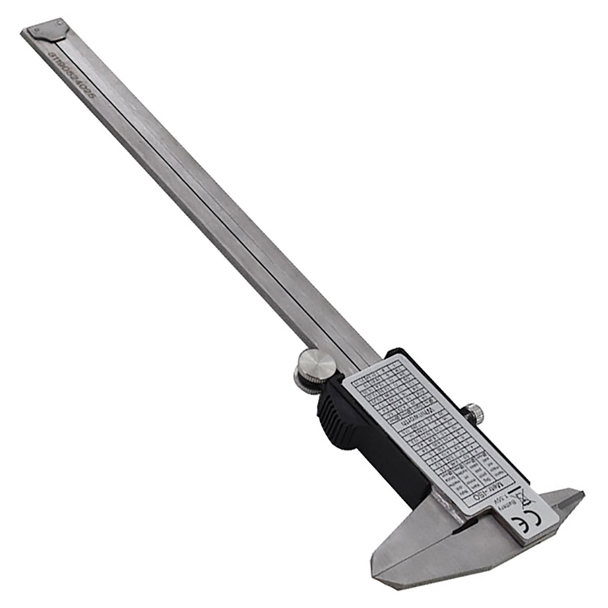 0-6 inch LCD Electronic Digital Vernier Caliper Stainless Steel Fraction inch Millimeter Conversion Micrometer Gauge for Length Width Depth Inner Diameter Outer Diameter