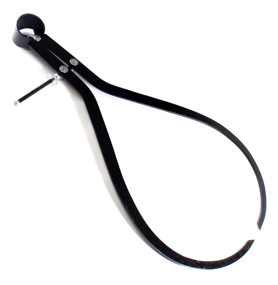 QUIX 6" (15.2 cm) Steel Outside Spring-type Caliper | Precise Thickness & Diameter Measurement | Durable Tension Screw Mechanism