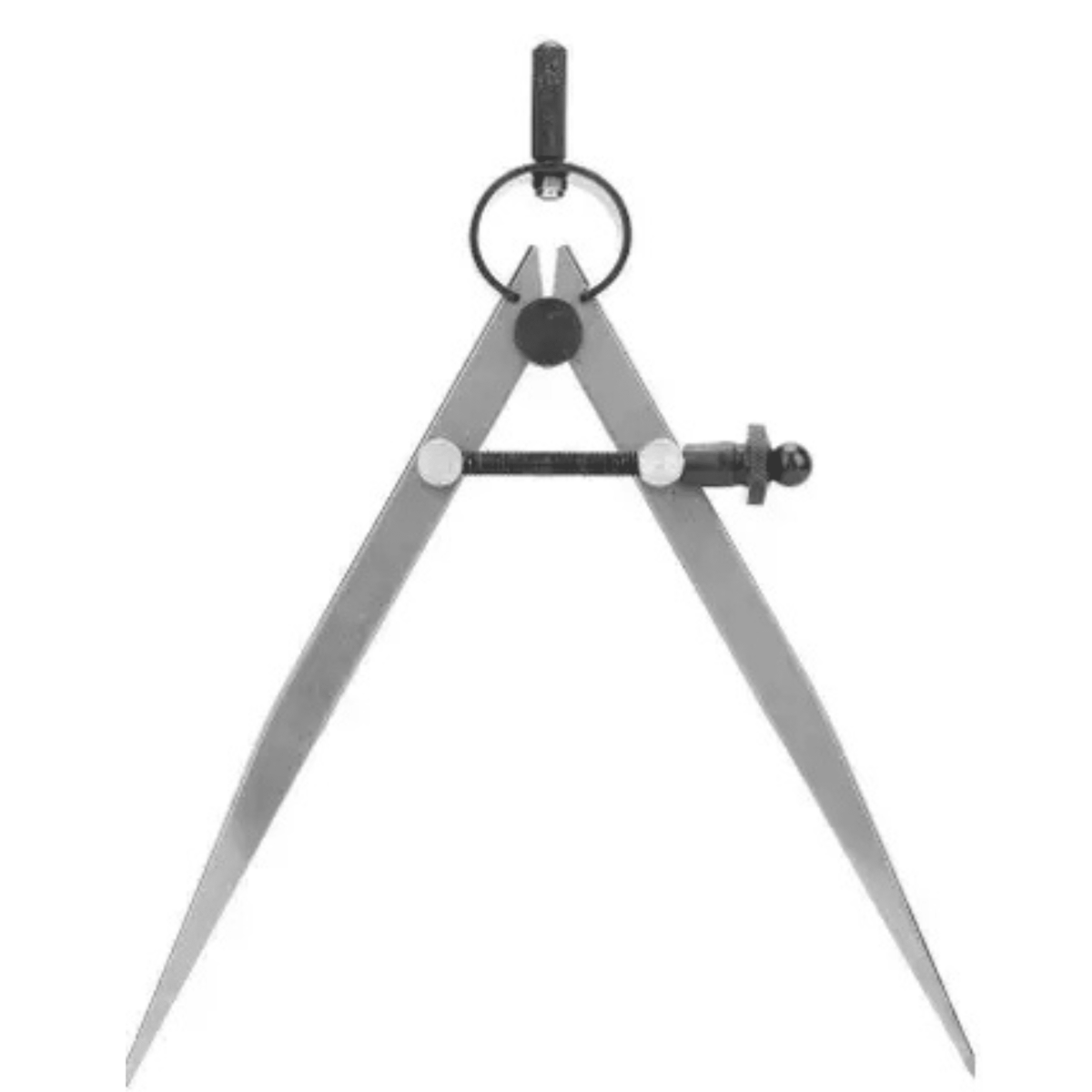 Adjustable Steel Spring Divider Caliper Tool for Precision Measuring, Marking, Scribing, Engineering, Workshop and Machining Use