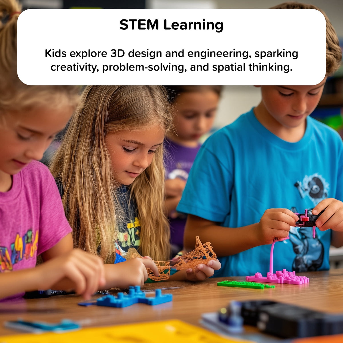 myFirst 3D Pen Artist (Blue) 3D Pen Starter Kit with 6 Colours Filaments, Design Template, Arts & Craft for 12 Years Old & Above