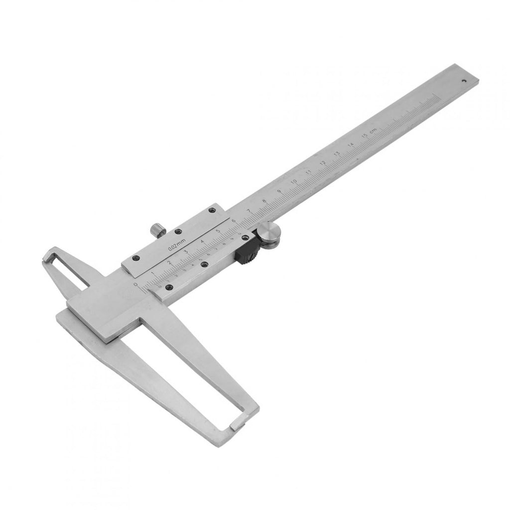 BIMZUC Carbon Steel Inside Groove Vernier Caliper, Highly Accurate 9-150mm / 0.35-5.91 inches Inner Micrometer Gauge Ruler Measuring Tool for Precision Machining and Woodworking DIY Projects